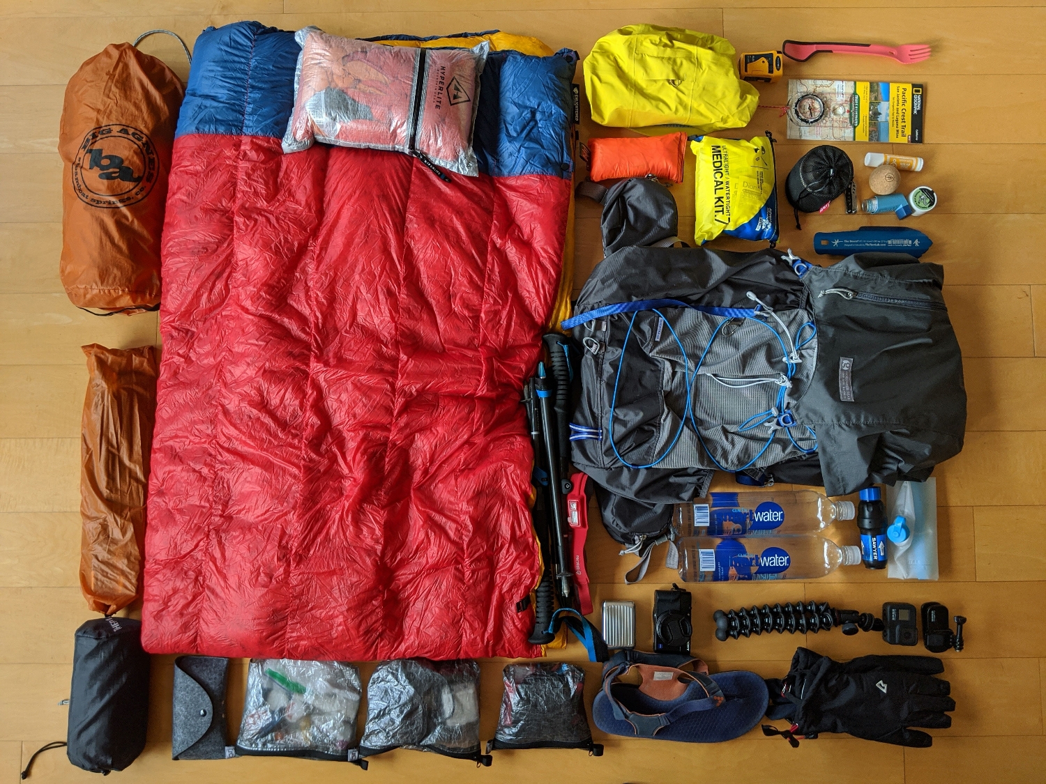 Tom’s PCT Gear!